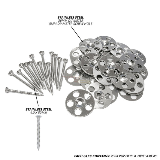 stainless steel washers and screws