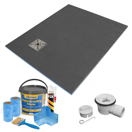 Thermopanel Wetroom Shower Tray Former with Corner Drain