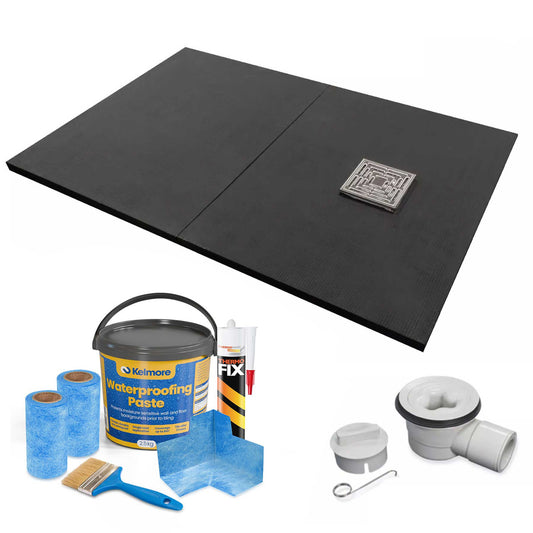 Thermopanel Wetroom Shower Tray Former with Offset Drain (Split)