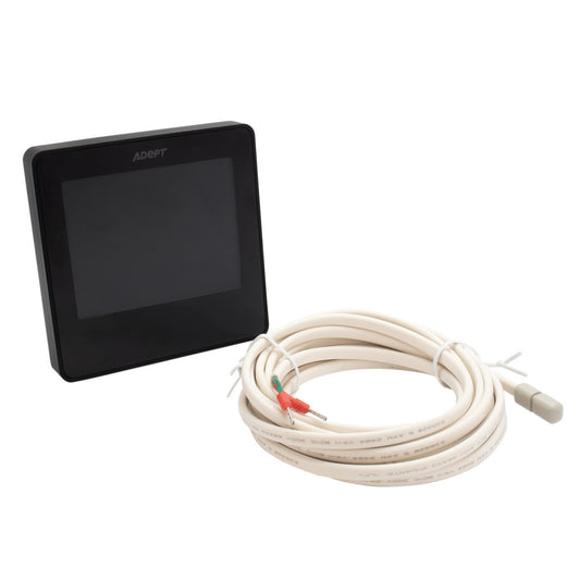 Adept T6300B Smart WiFi Thermostat for Underfloor Heating - Black