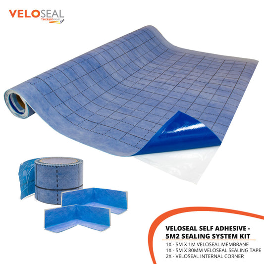 Veloseal Self Adhesive Sealing System Kit - 5m2