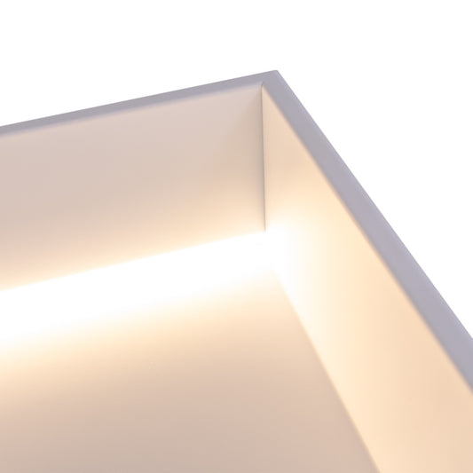 Thermopanel Stainless Steel Shower Niche with Optional LED - White (80mm Depth)