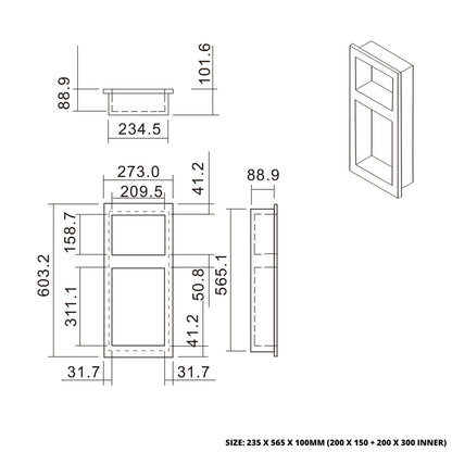 Thermopanel EPS Tileable Shower Niches