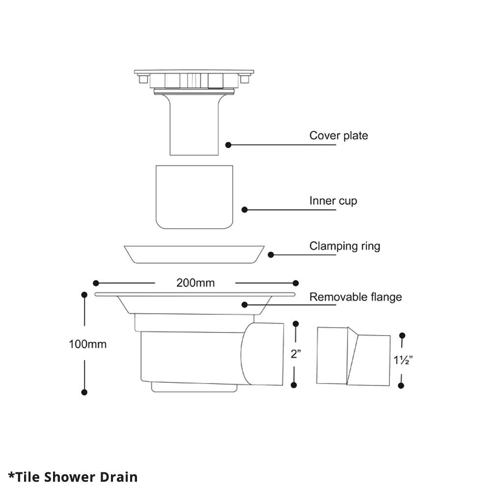 ShowerDec® Shower Trays for Vinyl & Tile Floors