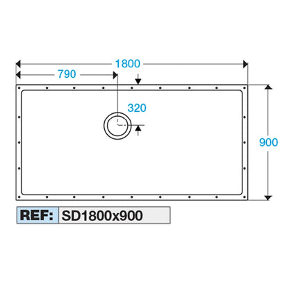 ShowerDec® Shower Trays for Vinyl & Tile Floors