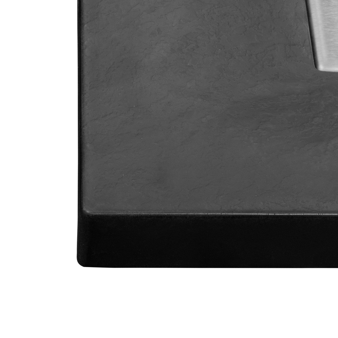Thermopanel SMC Slate Effect Corner Shower Tray - Black