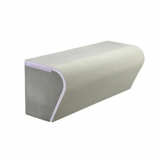 Wet Room Tileable Bench Seat - Curved Edge