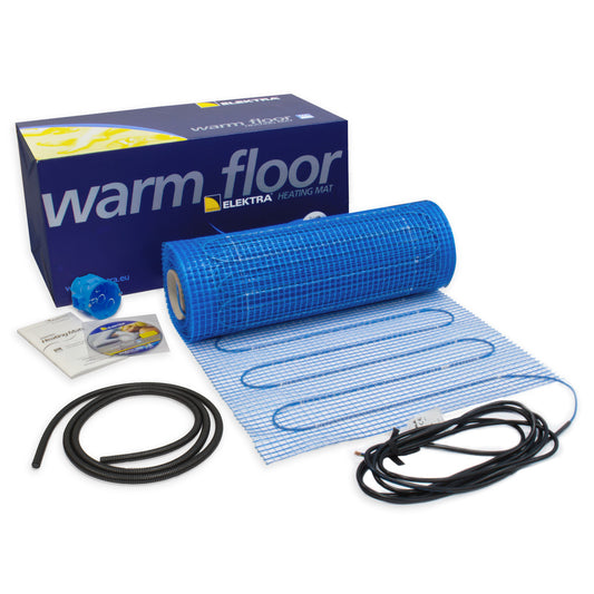 100w/M2 Elektra Electric Underfloor Heating Mat
