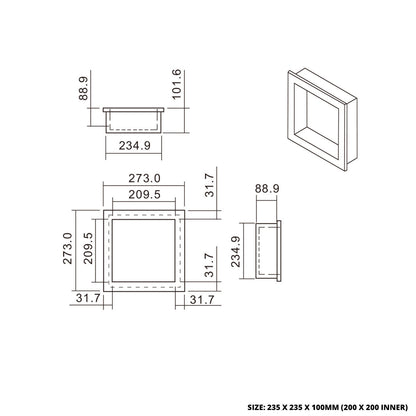 Thermopanel EPS Tileable Shower Niches