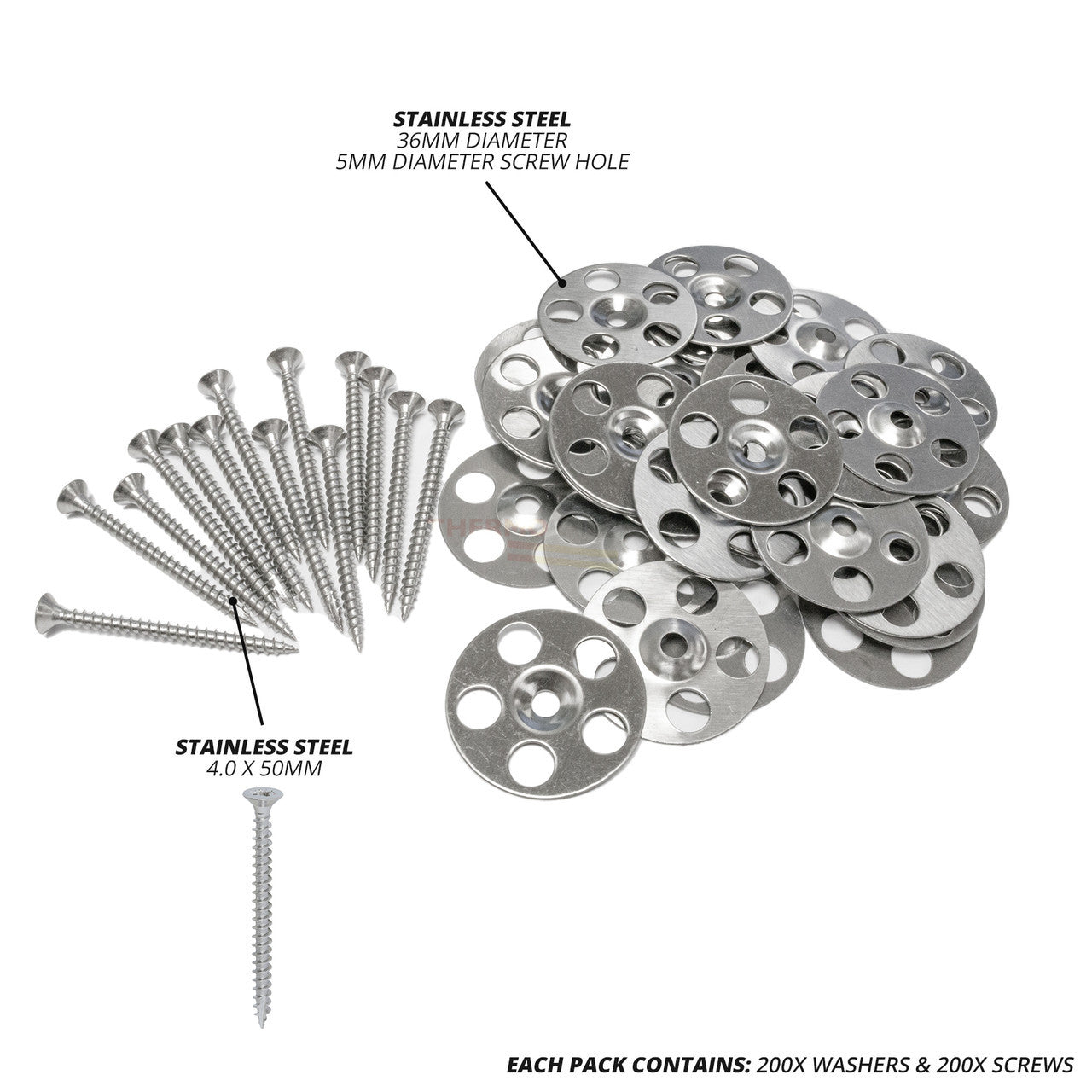 stainless steel washers and screws