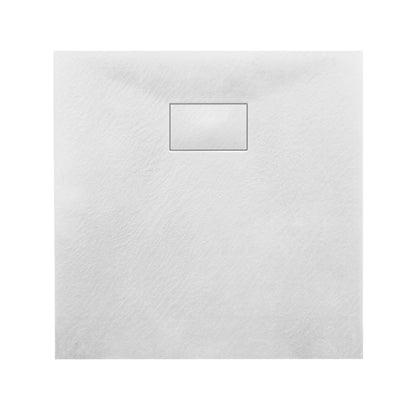 Thermopanel SMC Slate Effect Shower Tray - White
