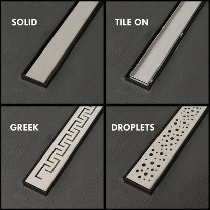 Linear Wet Room Shower Trays (20mm Thickness) - Sirra