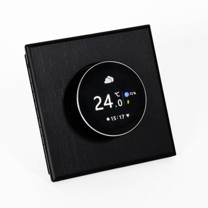 WiFi Smart Dial Thermostat - Black (Adept)