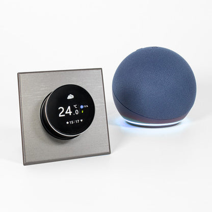 Adept WiFi Smart Dial Thermostat - Silver