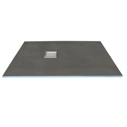 Square Drain Wetroom Shower Tray Kits - Sirra