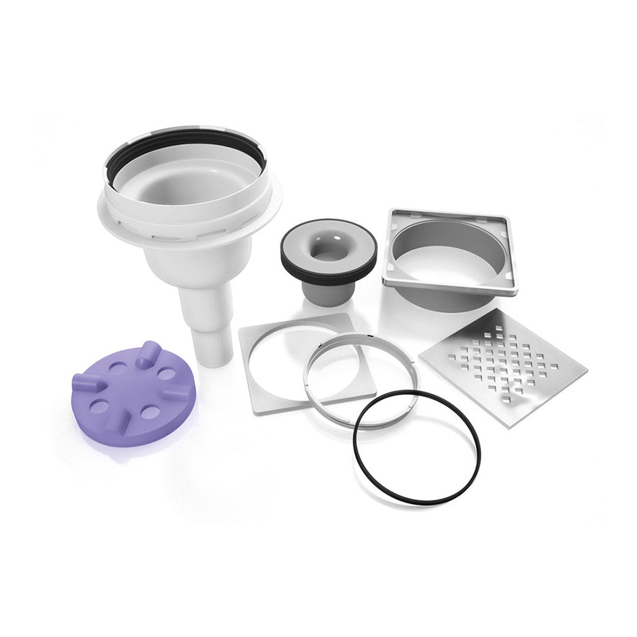 Jackoboard Aqua Flat Wet Room Walk In Shower Trays & Drain