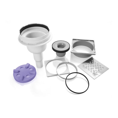 Jackoboard Aqua Flat Wet Room Walk In Shower Trays & Drain