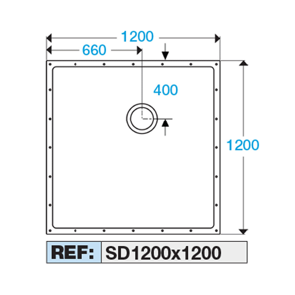 ShowerDec® Shower Trays for Vinyl & Tile Floors