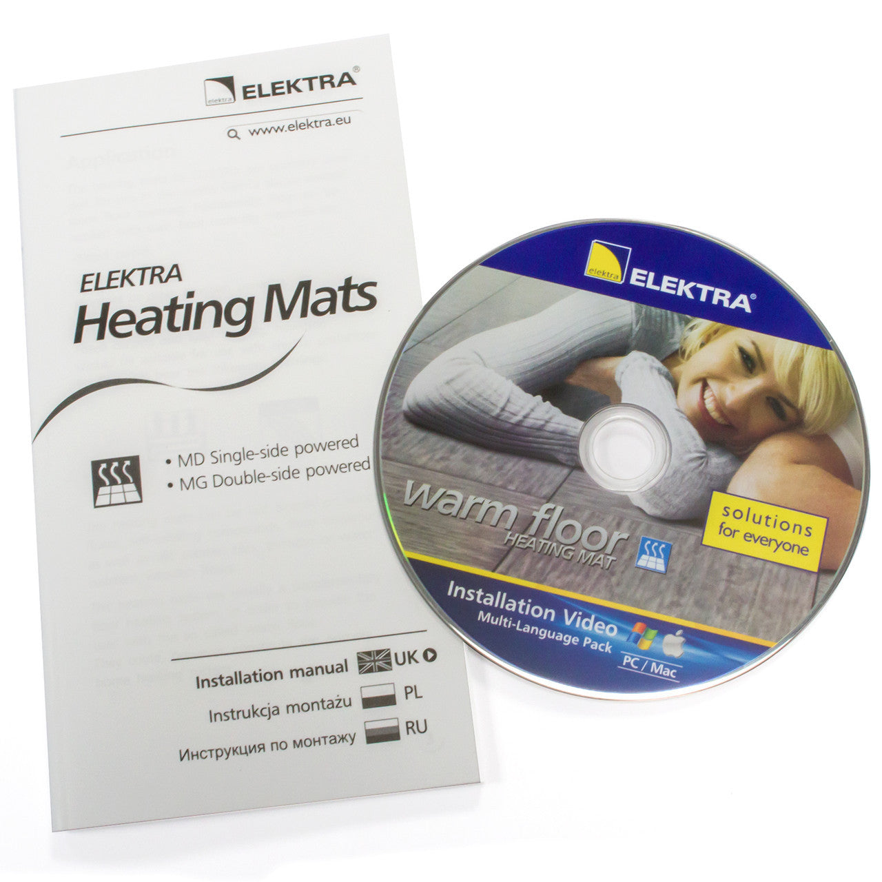 100w/M2 Elektra Electric Underfloor Heating Mat