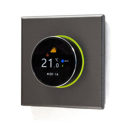 Adept WiFi Smart Dial Thermostat - Silver