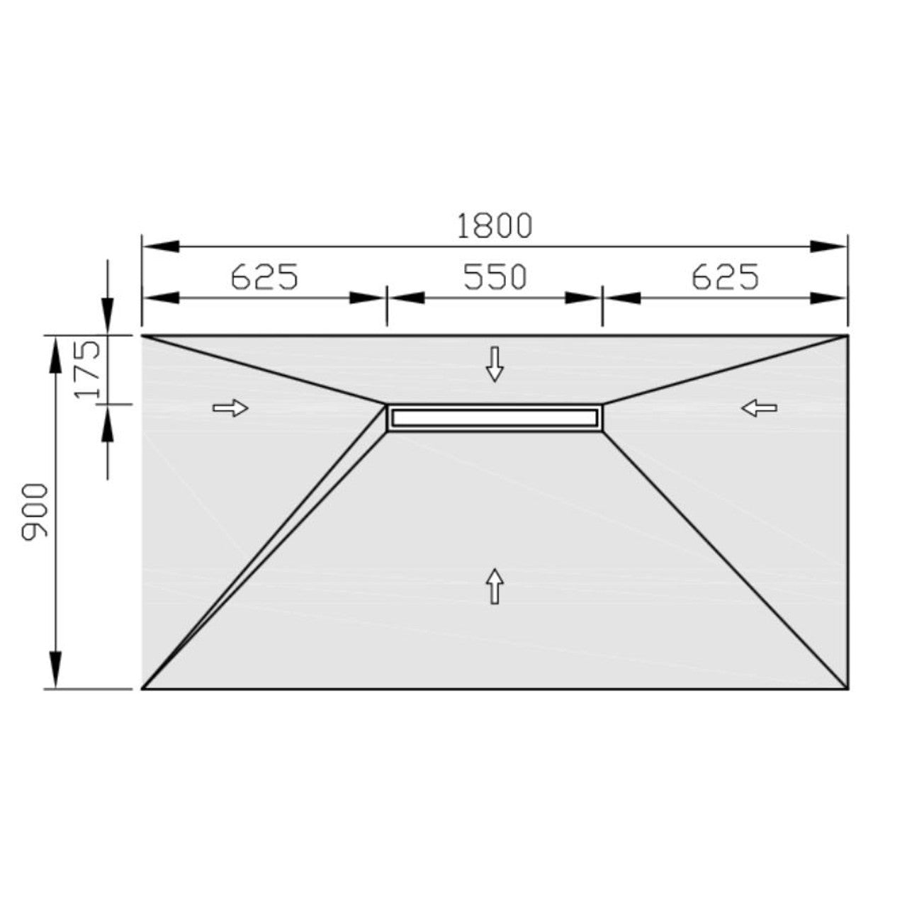 Jackoboard Aqua Line Easy Wet Room Walk in