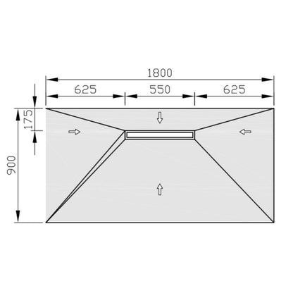 Jackoboard Aqua Line Easy Wet Room Walk in
