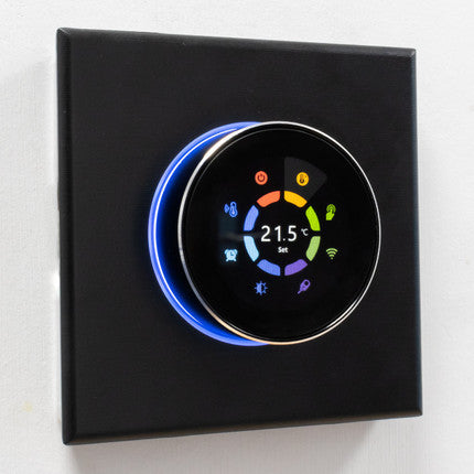 WiFi Smart Dial Thermostat - Black (Adept)