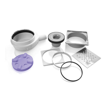 Jackoboard Aqua Flat Wet Room Walk In Shower Trays & Drain