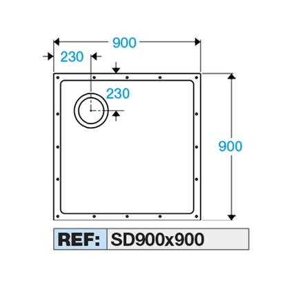 ShowerDec® Shower Trays for Vinyl & Tile Floors