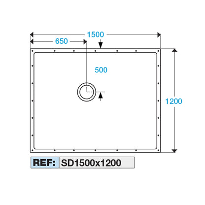 ShowerDec® Shower Trays for Vinyl & Tile Floors