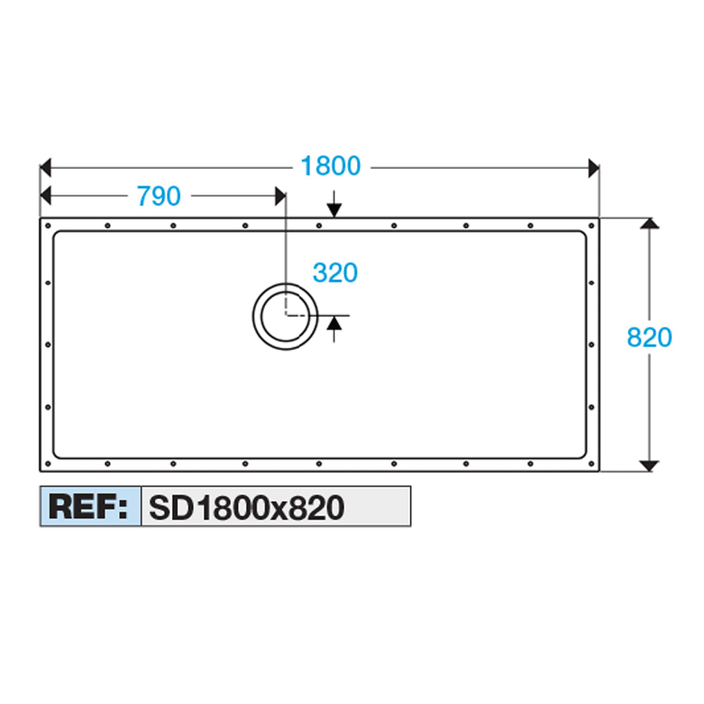ShowerDec® Shower Trays for Vinyl & Tile Floors
