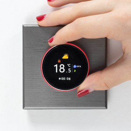 Adept WiFi Smart Dial Thermostat - Silver