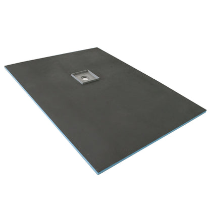 Square Drain Wetroom Shower Tray Kits - Sirra