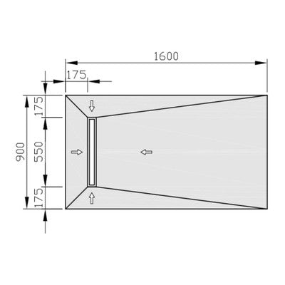 Jackoboard Aqua Line Easy Wet Room Walk in
