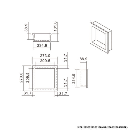 Thermopanel EPS Tileable Shower Niches