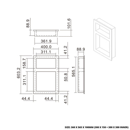 Thermopanel EPS Tileable Shower Niches