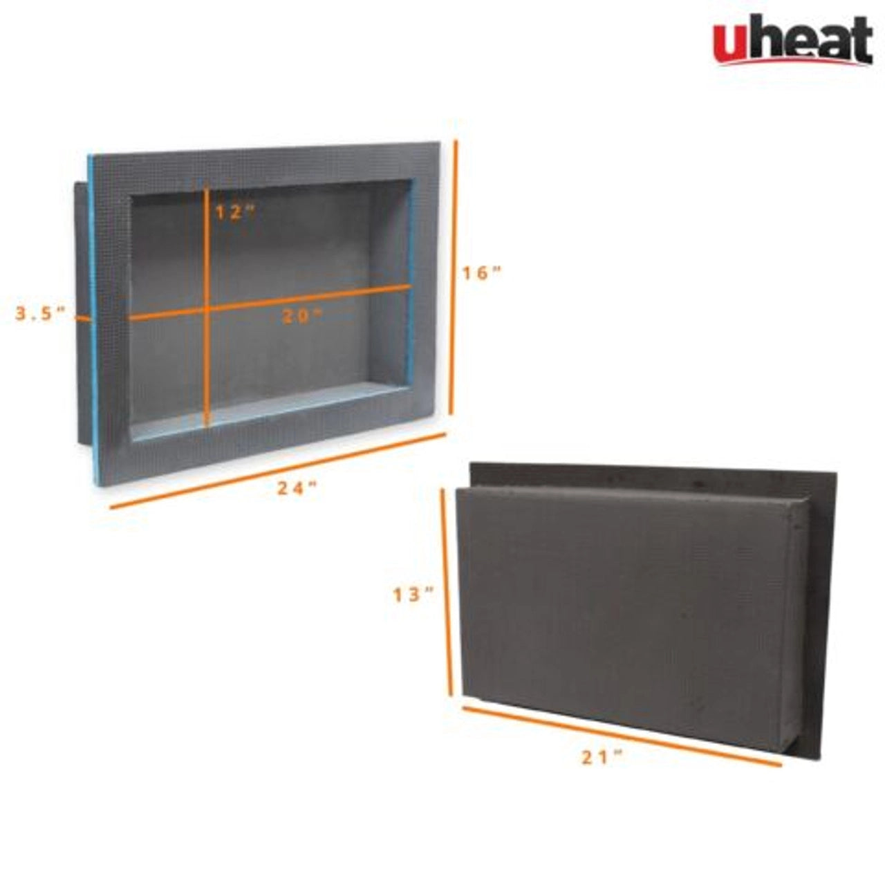 Thermopanel Tileable Shower Niche with Flange