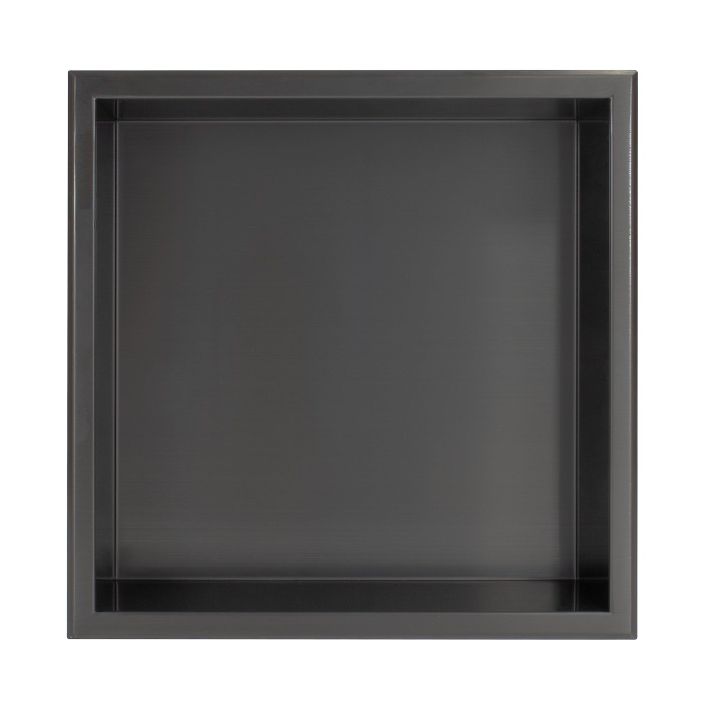 Thermopanel Stainless Steel Recess Shower Niche - Noir Black