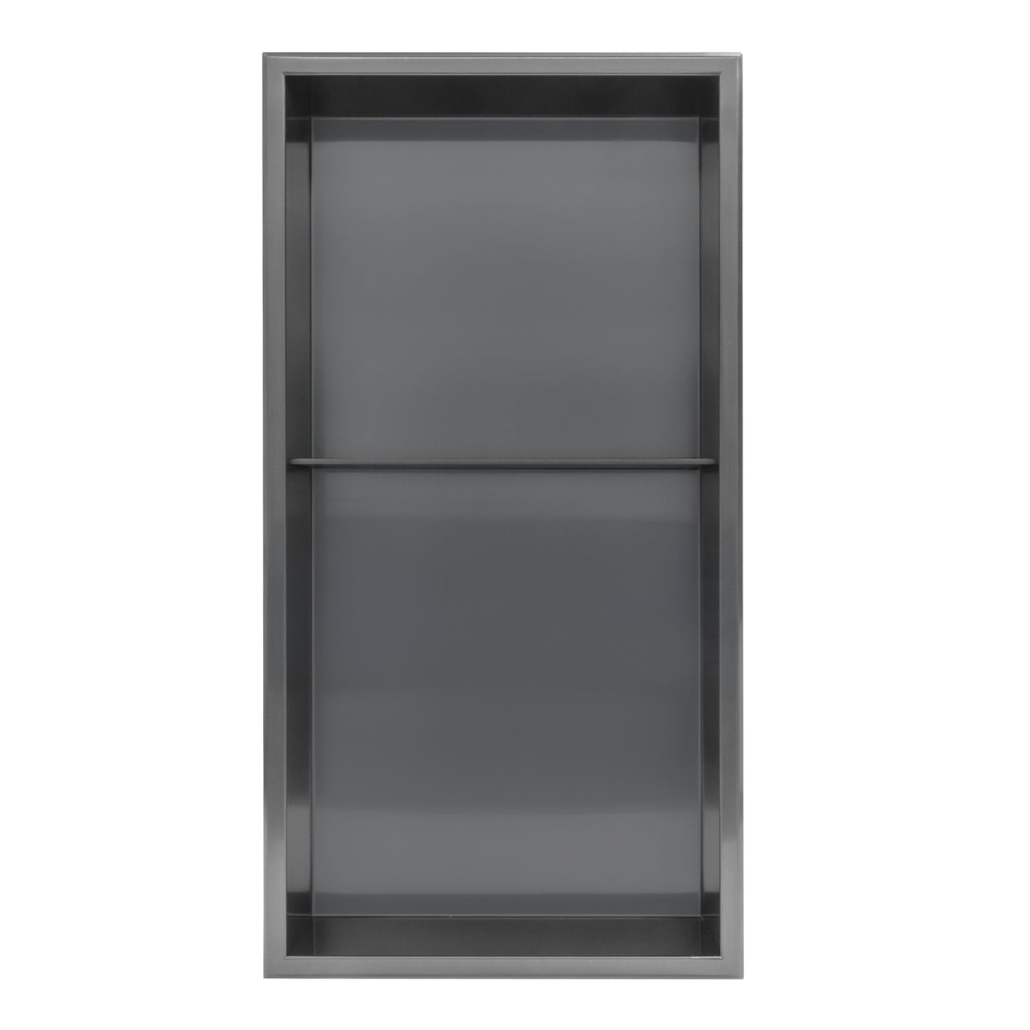 Thermopanel Stainless Steel Recess Shower Niche - Noir Black