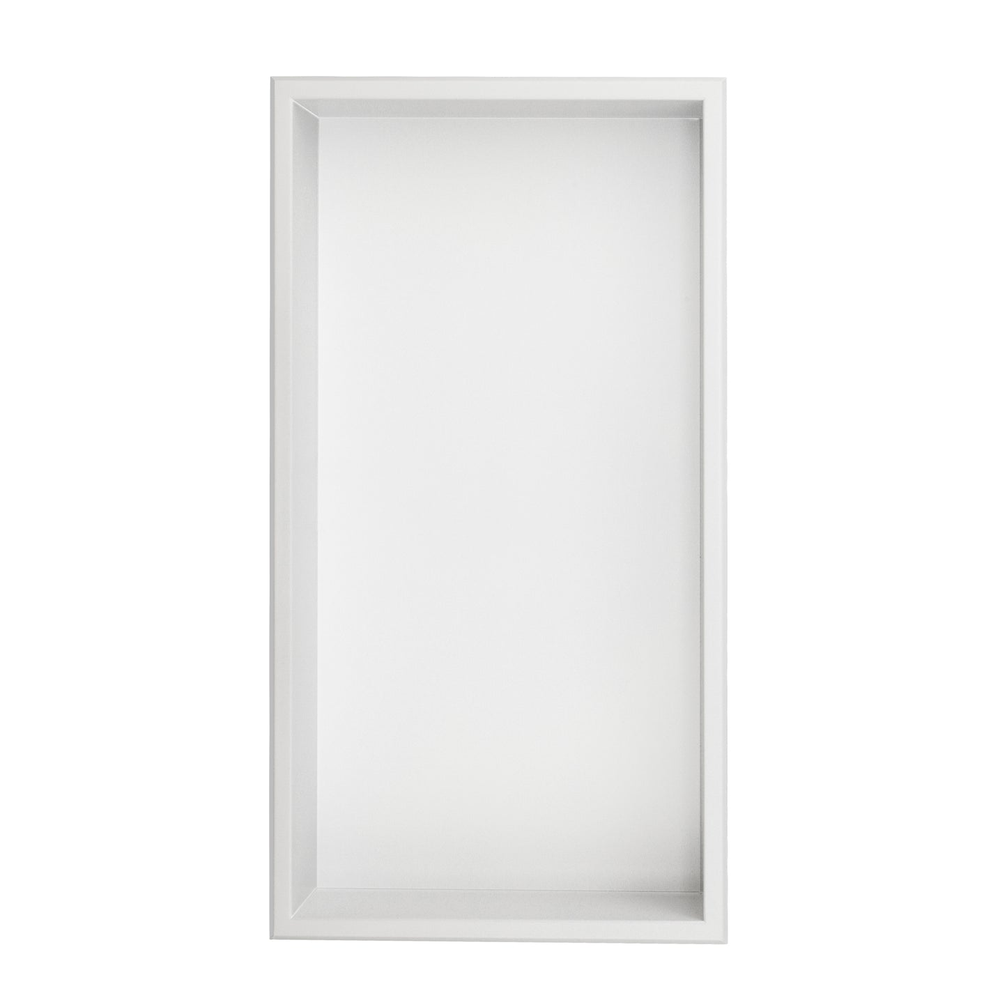 Thermopanel Stainless Steel Recess Shower Niche - White