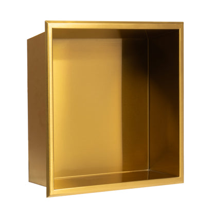 Thermopanel Stainless Steel Recess Shower Niche - Gold