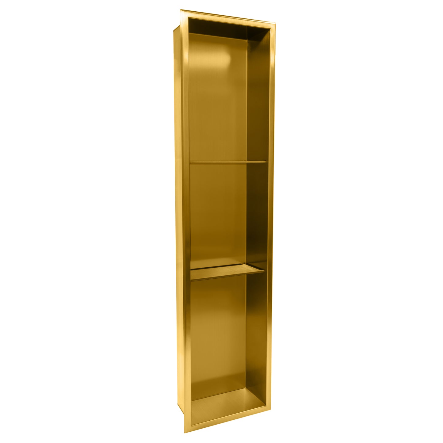 Thermopanel Stainless Steel Recess Shower Niche - Gold