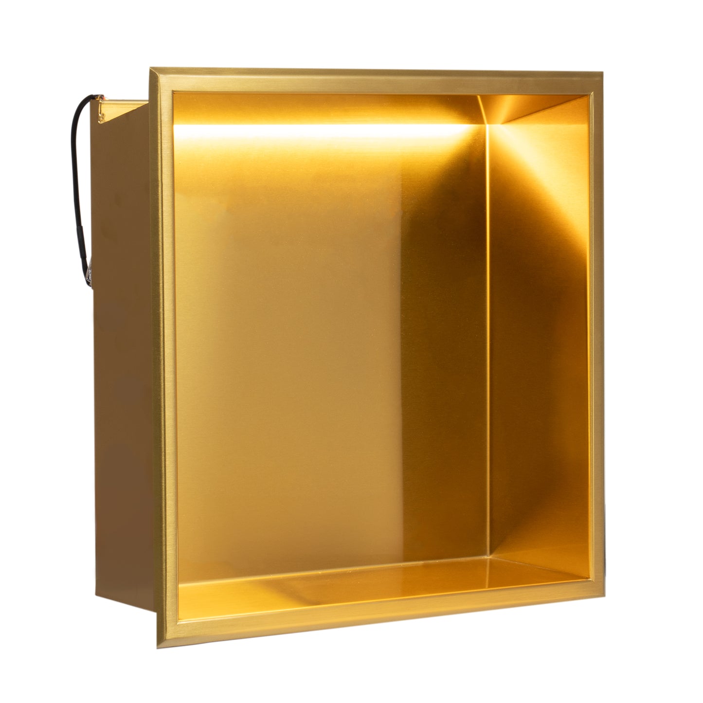 Thermopanel Stainless Steel Recess Shower Niche - Gold