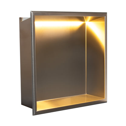 Thermopanel Stainless Steel Recess Shower Niche - Stainless Steel