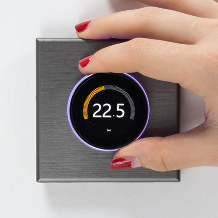 Adept WiFi Smart Dial Thermostat - Silver
