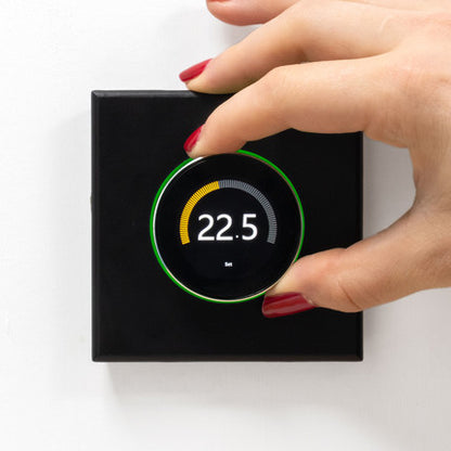 WiFi Smart Dial Thermostat - Black (Adept)