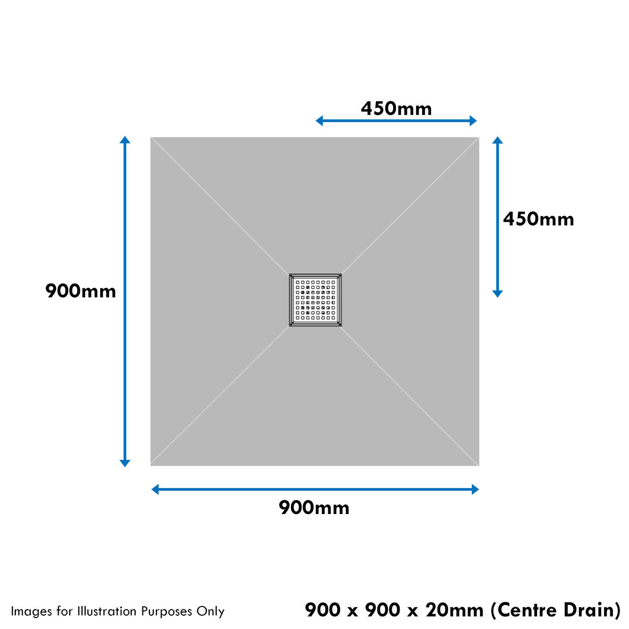 900 x 900 30mm (Centre)