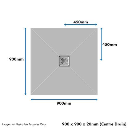 900 x 900 30mm (Centre)