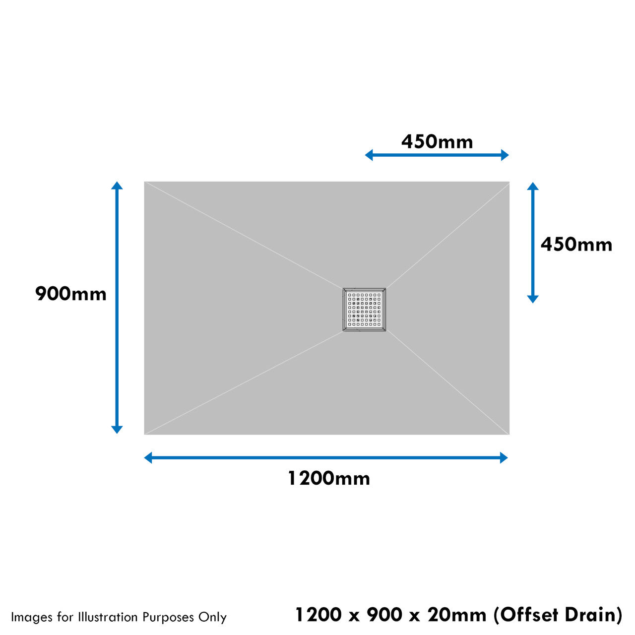 1200 x 900 30mm (Offset)