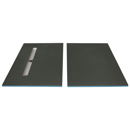 Split-Design Linear Wetroom Shower Trays